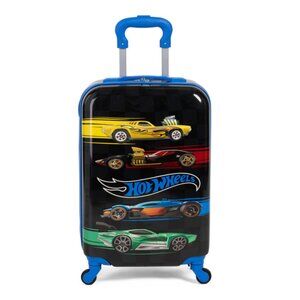 HOT WHEELS Black/grey 18in Carry-on Hardside Spinner
